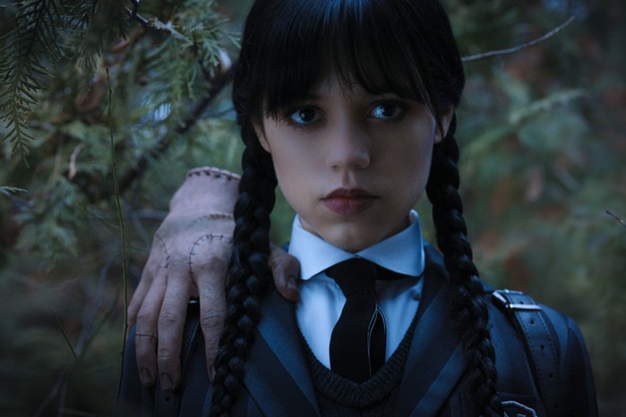 Jenna Ortega plays Wednesday Addams in Wednesday