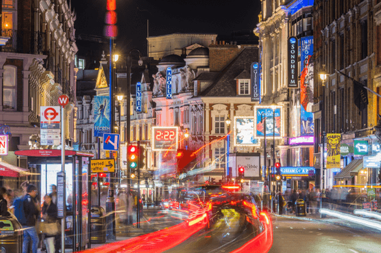 London's West End.