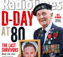 Ken Benbow holding a framed photo of himself as an Ordinary Seaman on the D-Day at 80 Radio Times magazine special